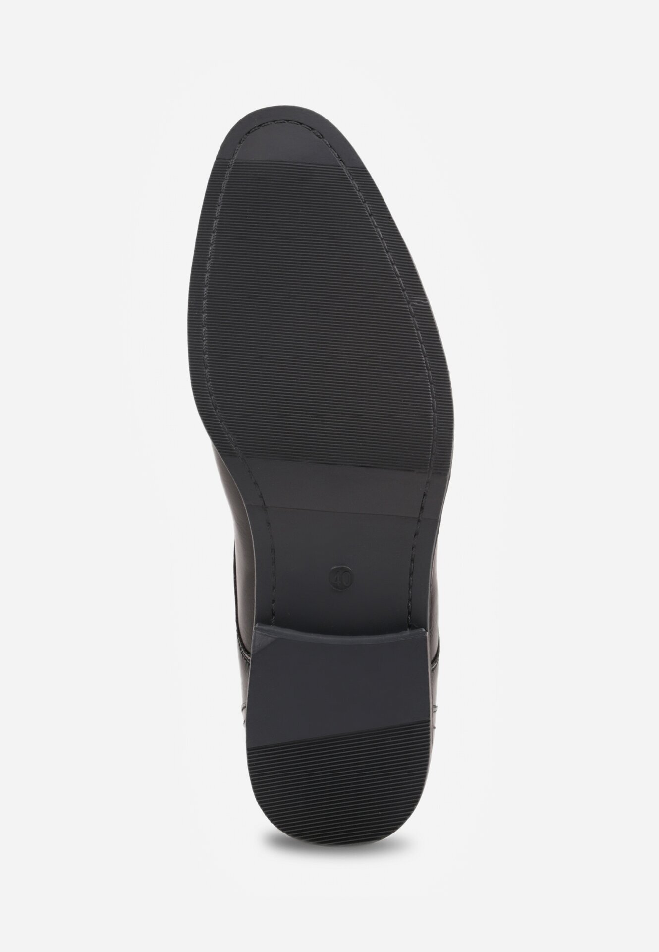 vico Pantofi eleganți negri cu brant din piele și cusături decorative Iphaera