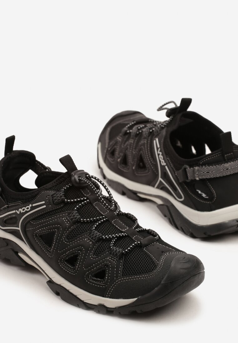 vico Pantofi Sport Negri Adidași cu Model Geometric Ainira