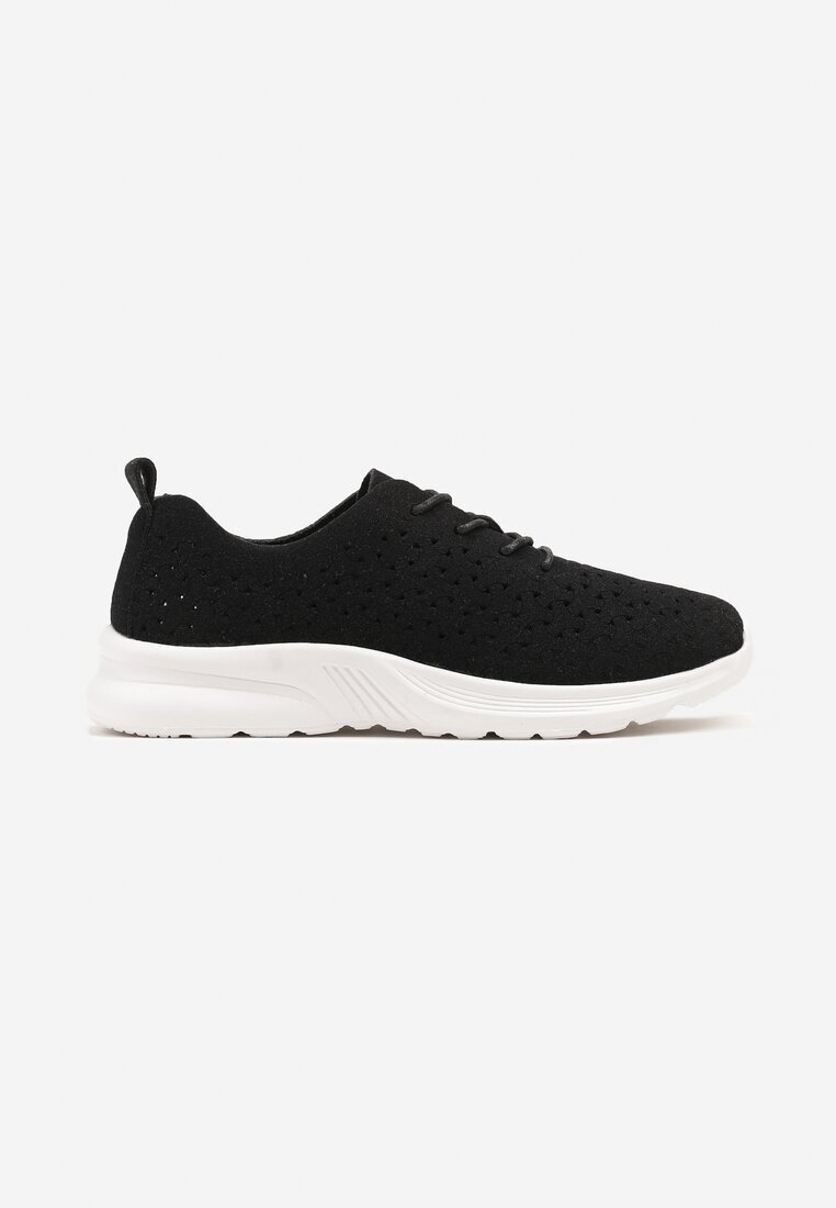 weide Sneakers negri cu carâmb ajurat și elastic Feniosse