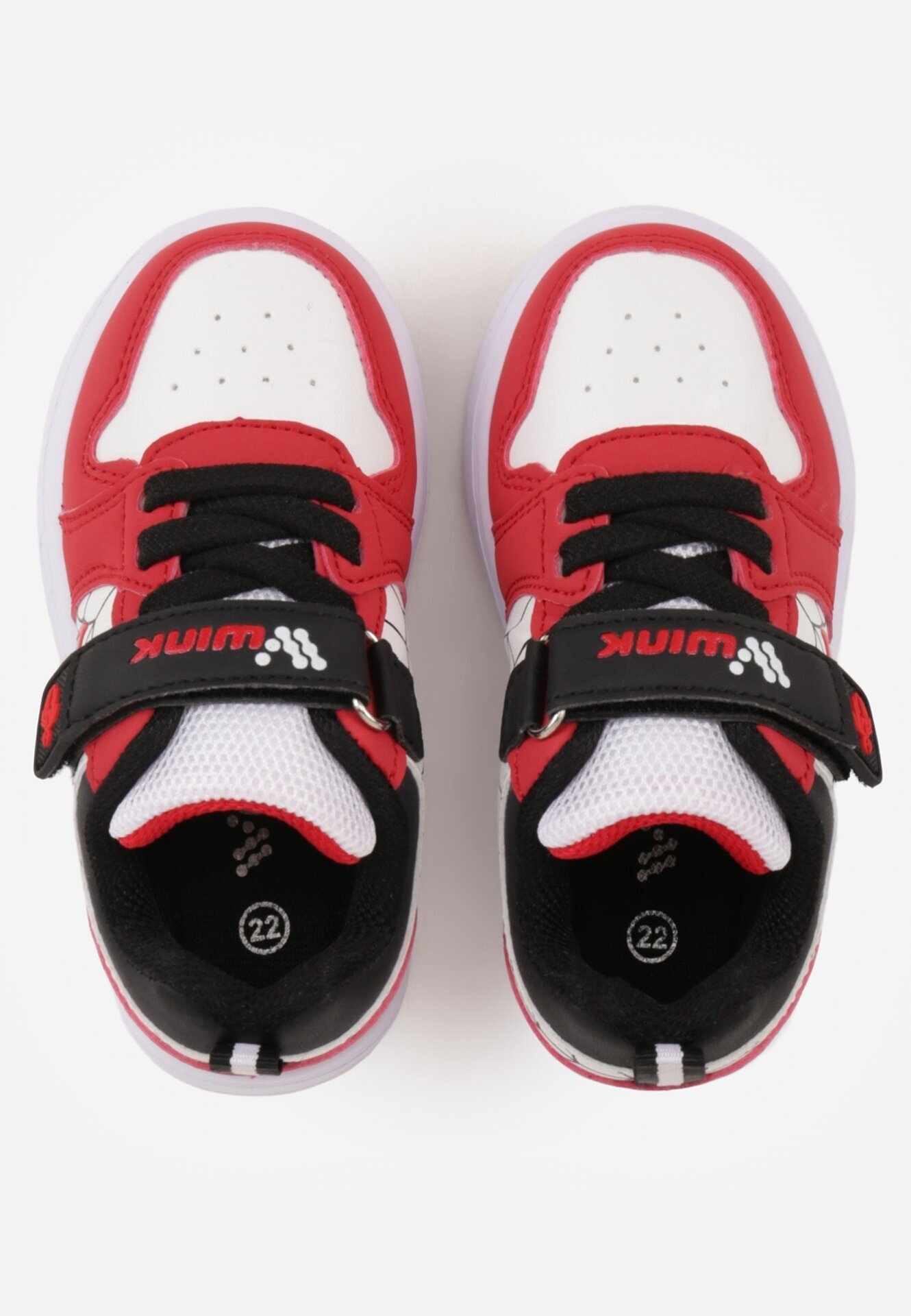 wink Pantofi sport Alb cu roșu