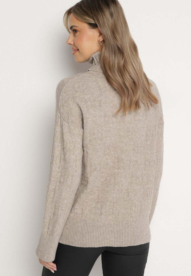 wool fashion Maletă Clasic Gri-Bej Savera