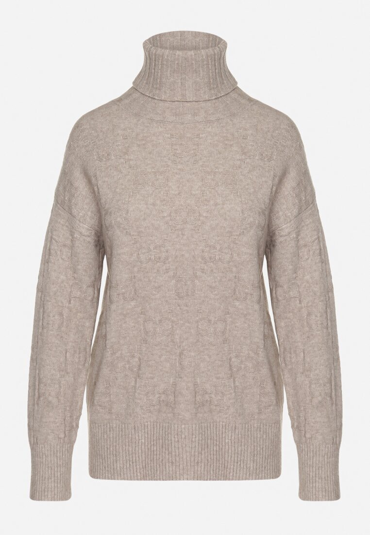 wool fashion Maletă Clasic Gri-Bej Savera