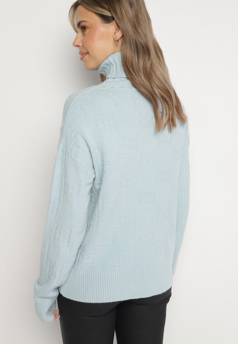 wool fashion Pulover Clasic Albastru deschis Savera