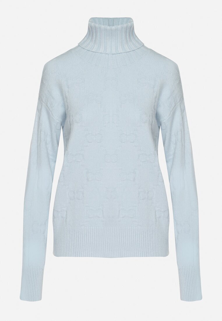wool fashion Pulover Clasic Albastru deschis Savera