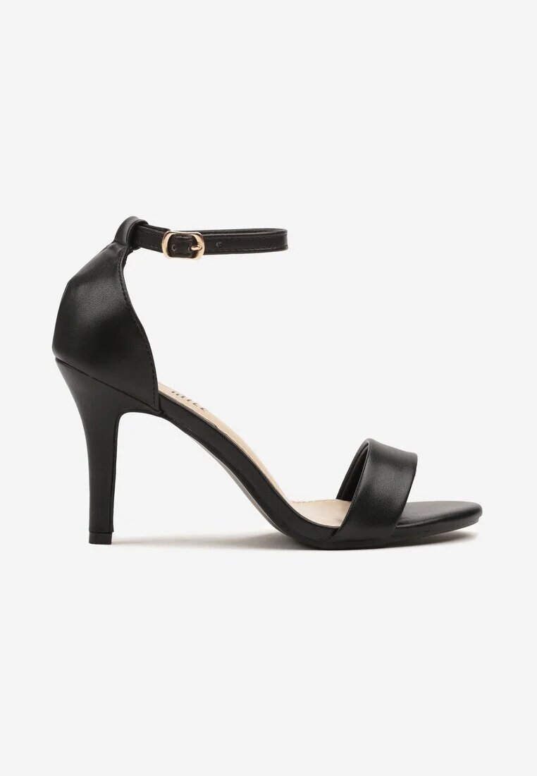 yesmile Sandale Negre cu Toc Cui în Stil Clasic Tatilwena