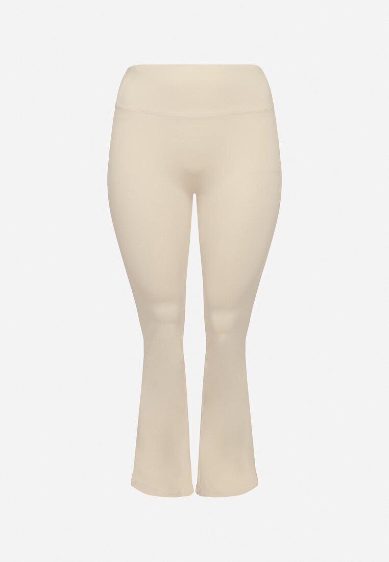 yu & me Pantaloni Bej Clopot Material Ellavine