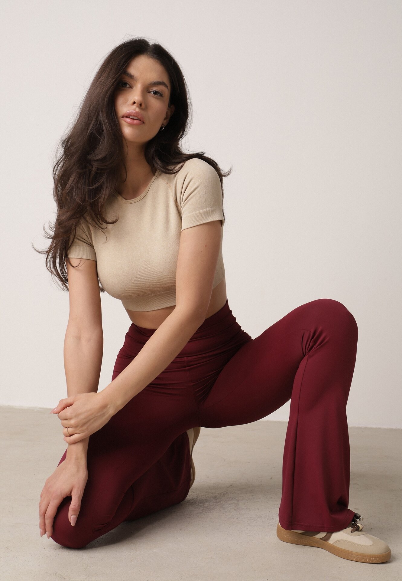 yu & me Pantaloni Bordo