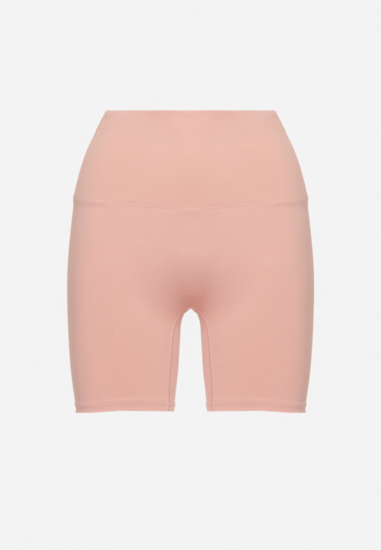 yu & me Pantaloni scurți roz de ciclism până la genunchi în stil sportiv cu efect push-up Vesna