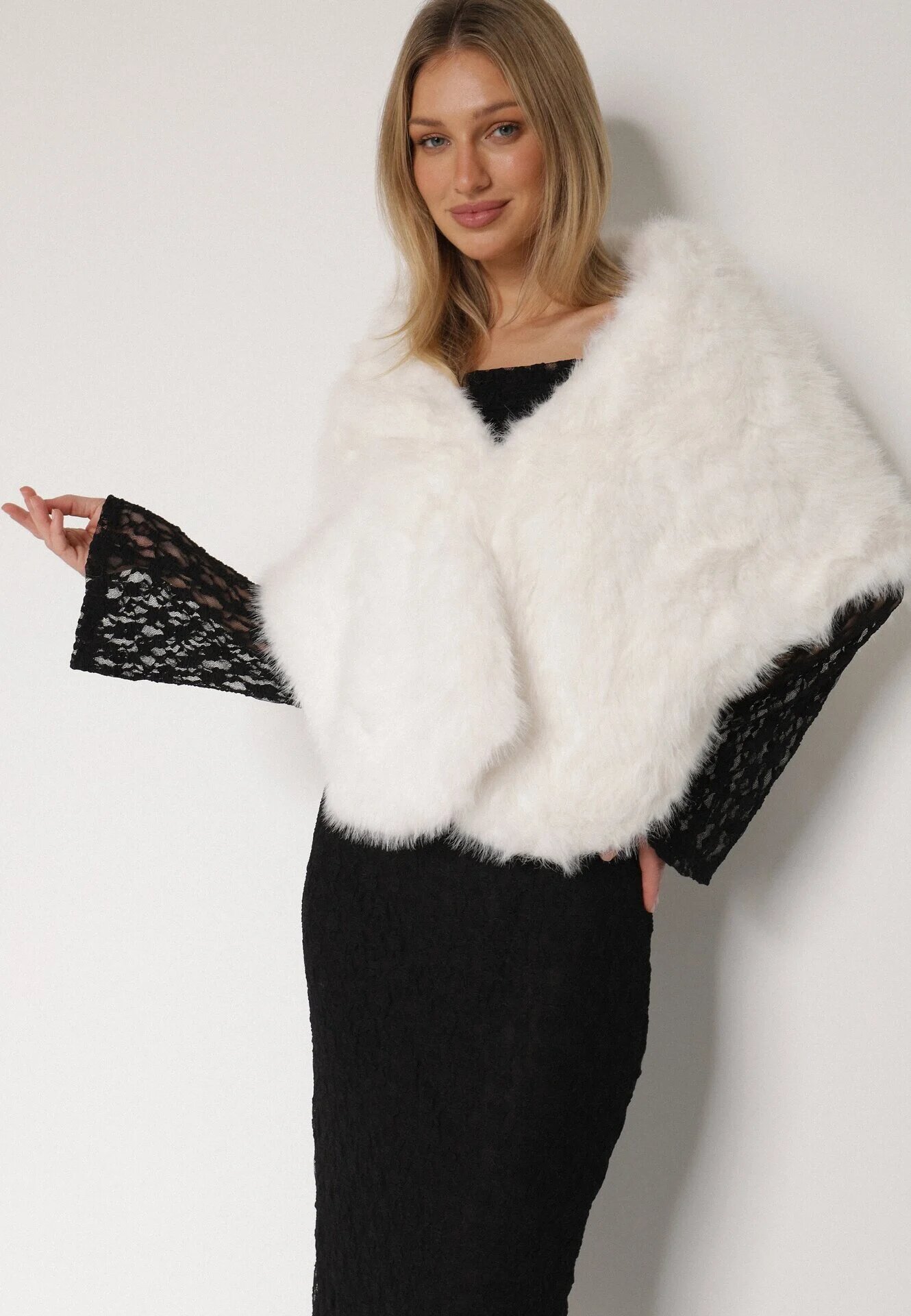 yu & me Poncho Alb