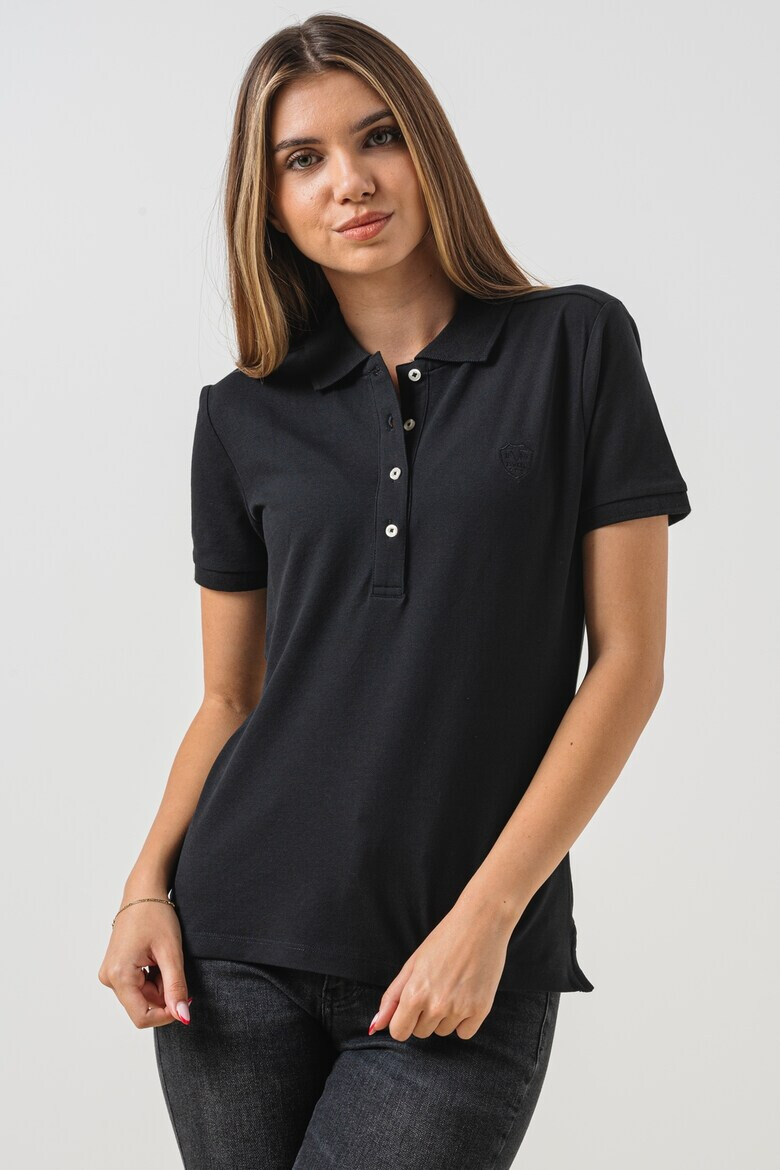 19V69 ITALIA Tricou polo din amestec de bumbac - Pled.ro