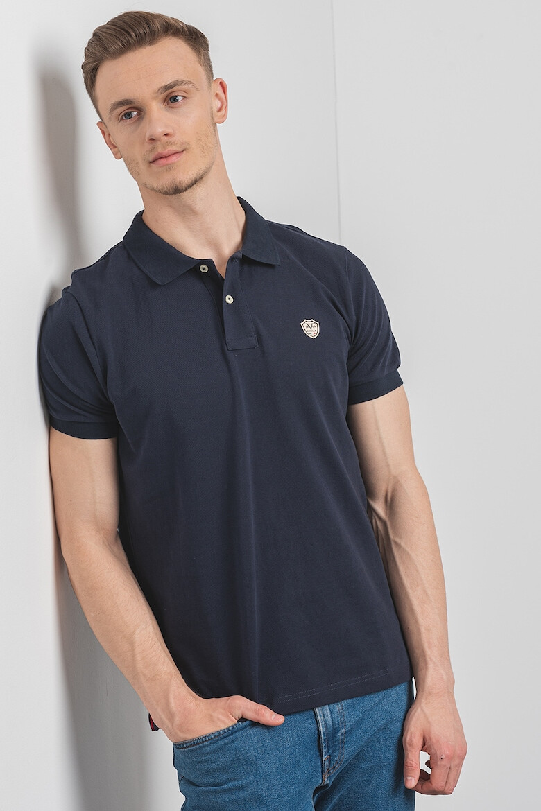 19V69 ITALIA Tricou polo din bumbac - Pled.ro