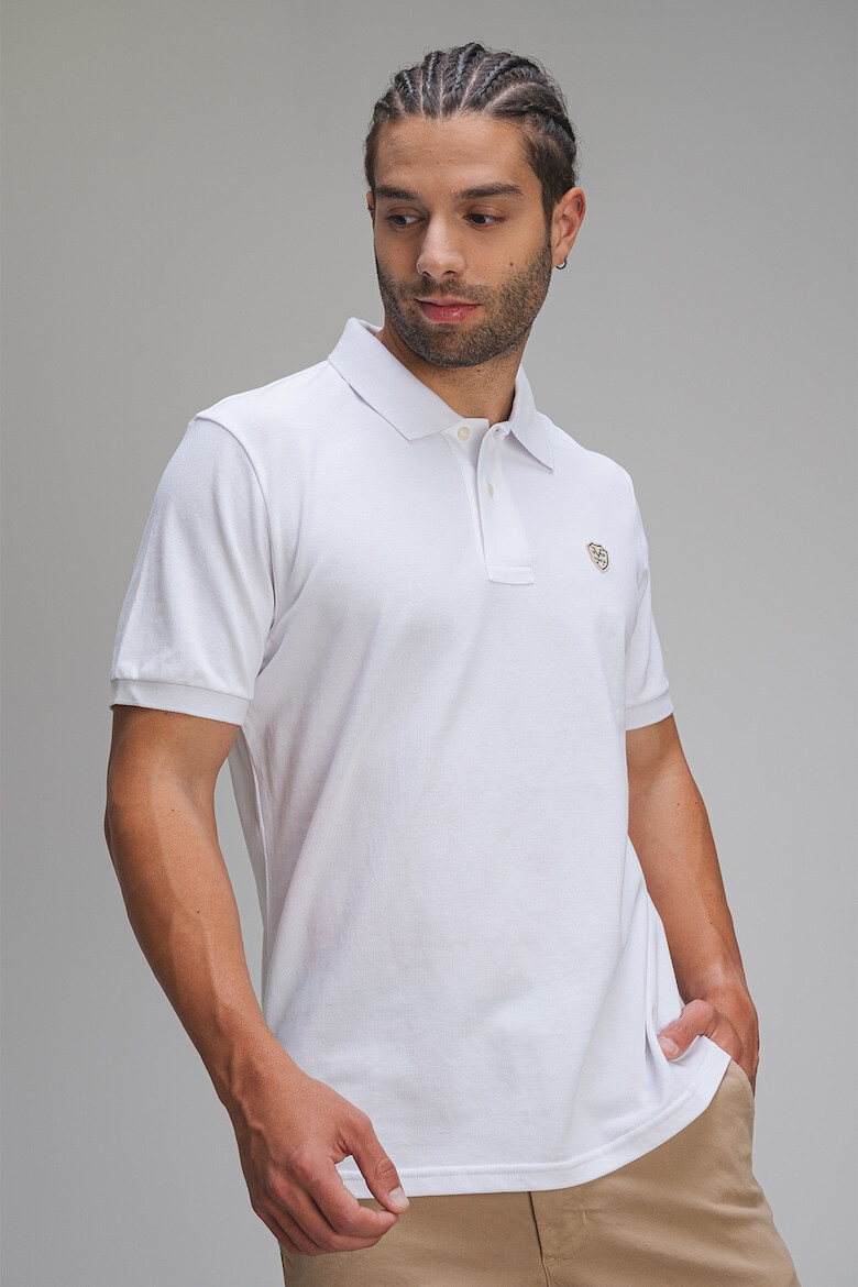 19V69 ITALIA Tricou polo din bumbac - Pled.ro