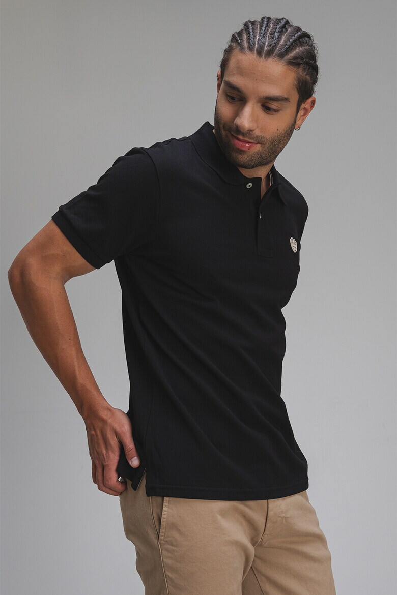 19V69 ITALIA Tricou polo din bumbac - Pled.ro