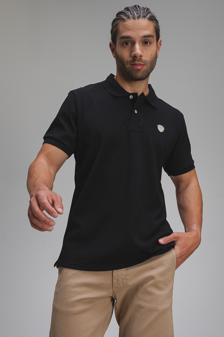 19V69 ITALIA Tricou polo din bumbac - Pled.ro