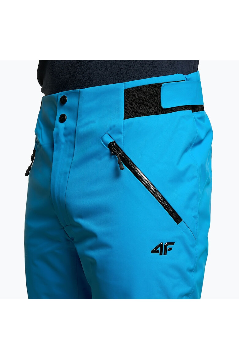 4F Pantaloni de ski barbati Poliester Albastru/Negru - Pled.ro