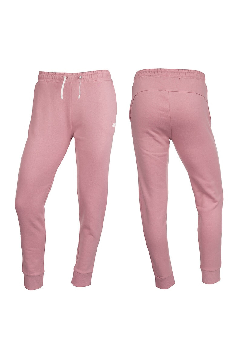 4F Pantaloni pentru fete HJZ22 JSPDD001 56S Roz deschis - Pled.ro