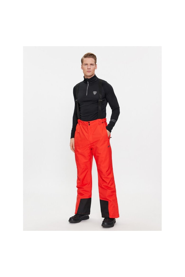 4F Pantaloni sport barbati 76211 Poliester Rosu - Pled.ro