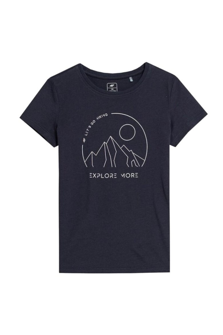 4F Tricou copii Bumbac Navy - Pled.ro