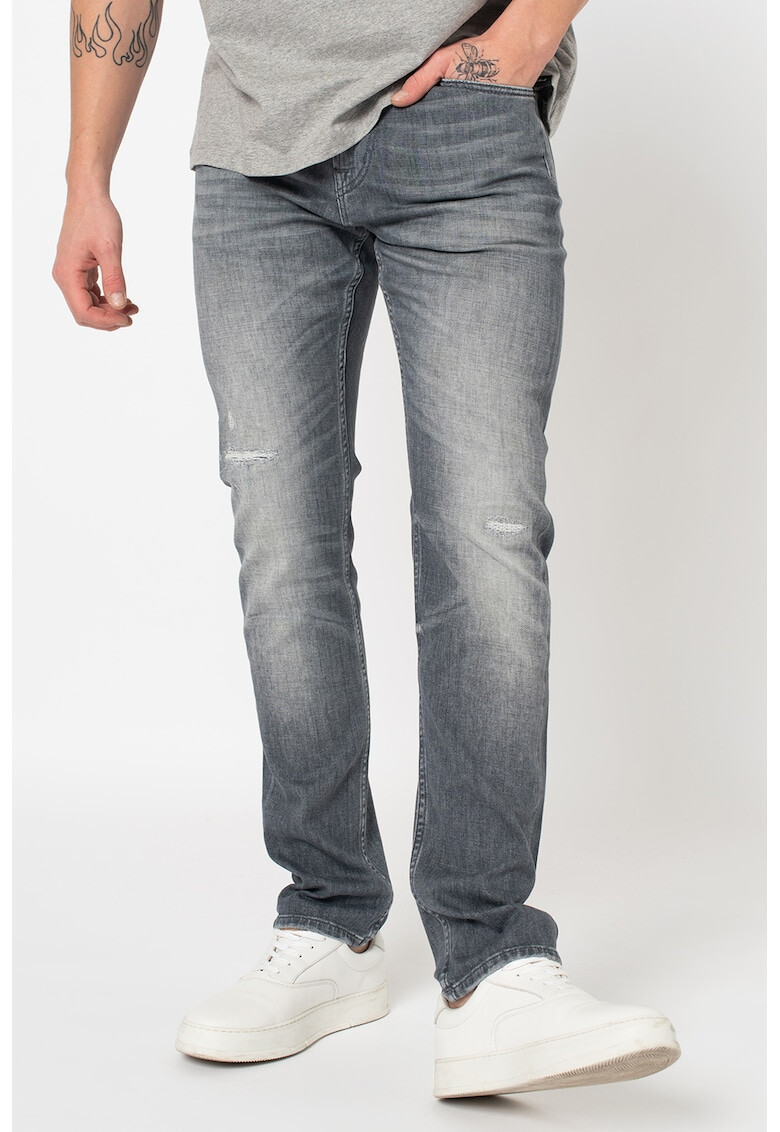 7 for all mankind Blugi skinny cu aspect decolorat - Pled.ro