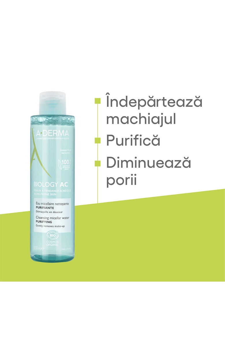 A-Derma Apa micelara purificatoare Biology AC 200 ml - Pled.ro