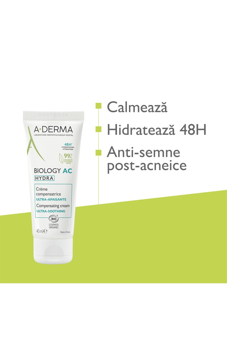 A-Derma Crema compensatoare ultra calmanta Biology AC Hydra 40 ml - Pled.ro