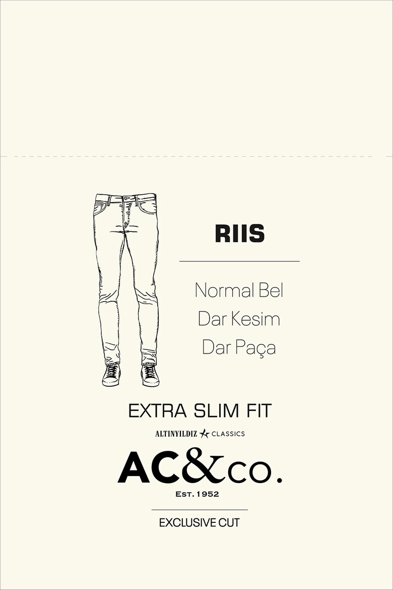 AC&Co Blugi extra slim fit cu aspect decolorat - Pled.ro