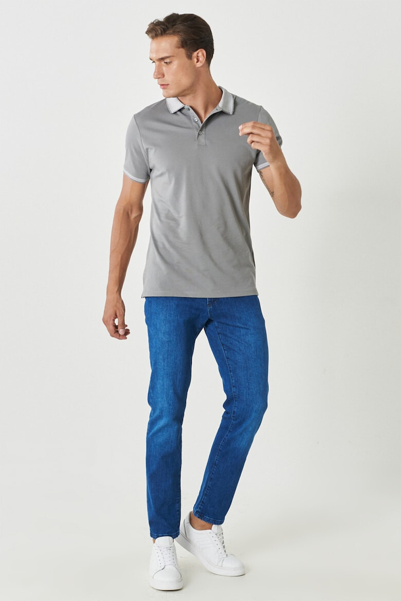 AC&Co Blugi slim fit cu aspect decolorat - Pled.ro