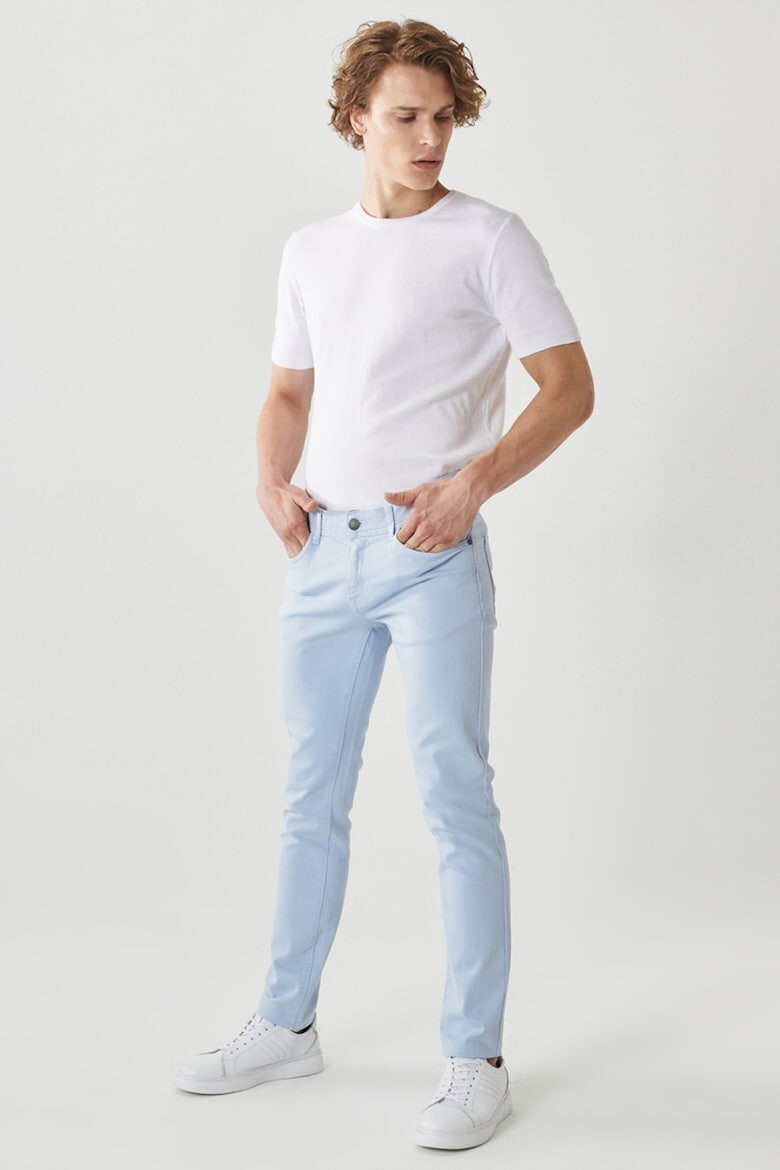 AC&Co Blugi slim fit cu talie medie - Pled.ro