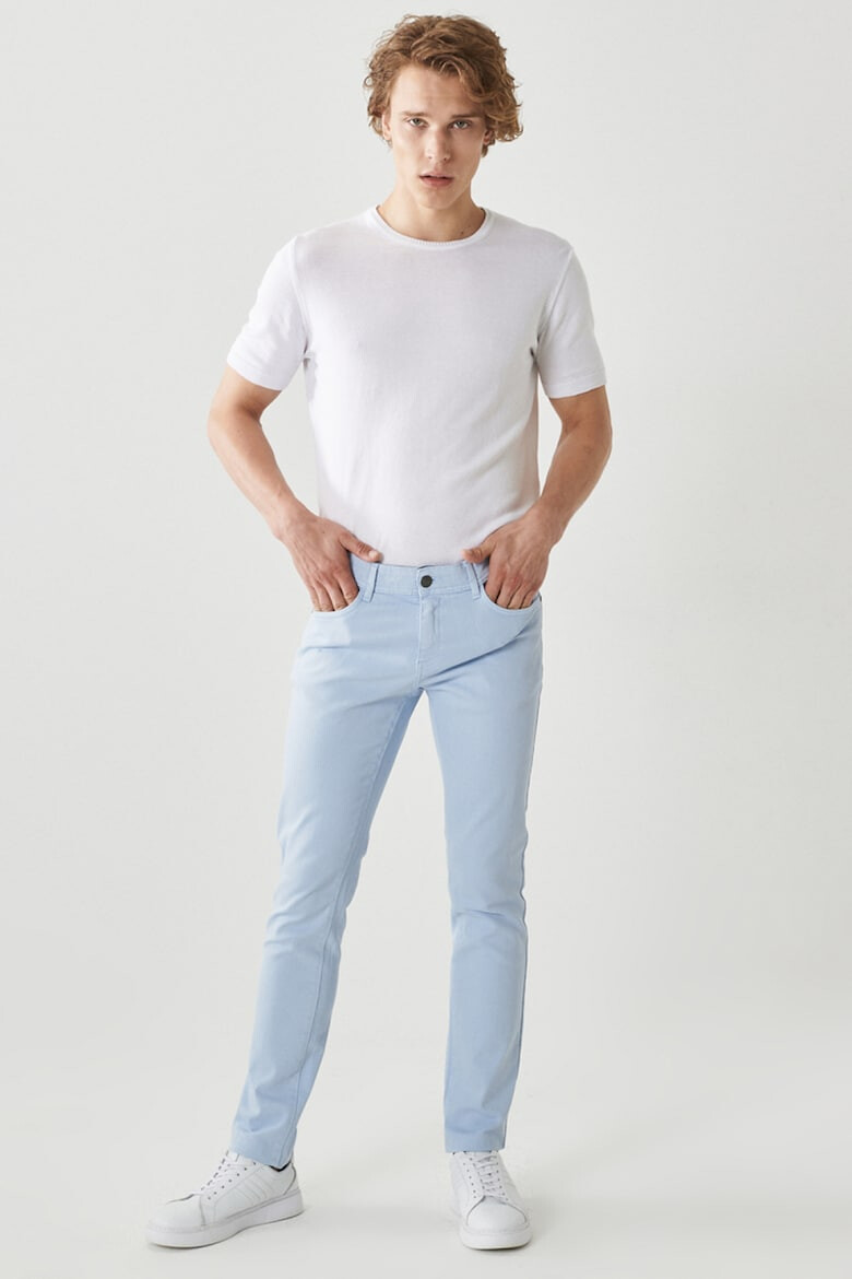 AC&Co Blugi slim fit cu talie medie - Pled.ro