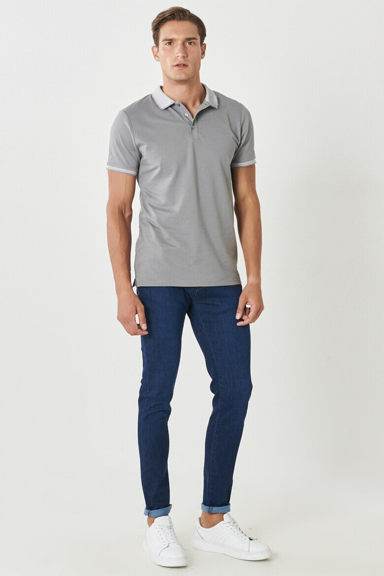 AC&Co Blugi slim fit cu talie medie - Pled.ro