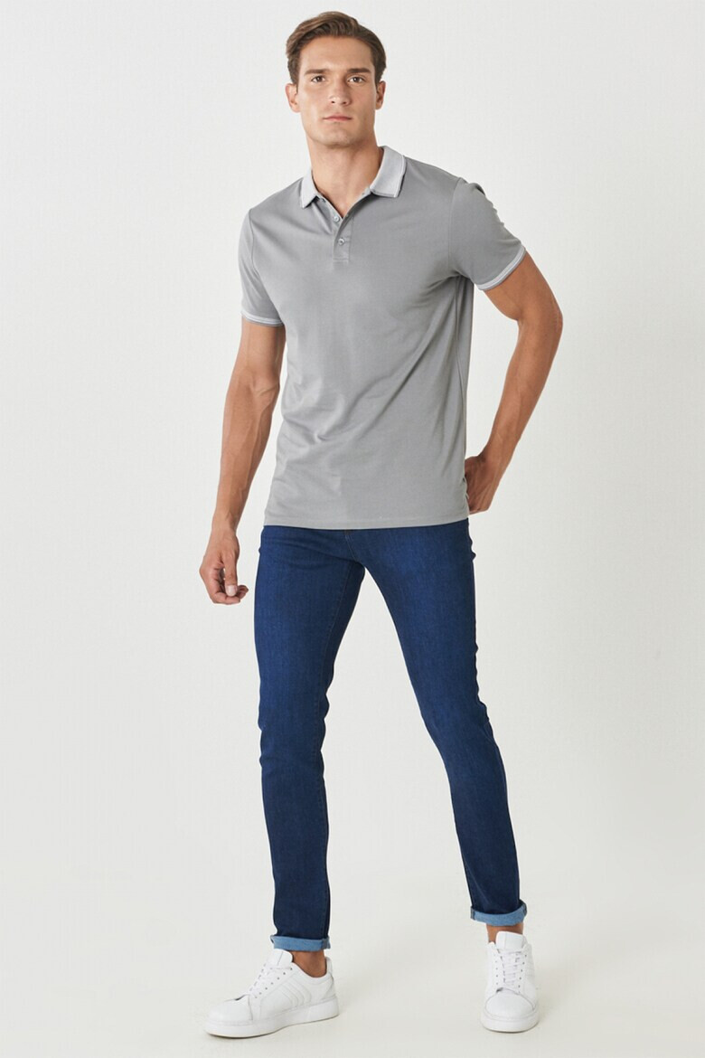 AC&Co Blugi slim fit cu talie medie - Pled.ro