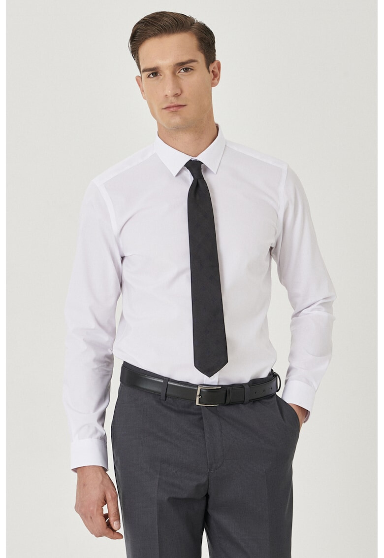 AC&Co Camasa slim fit cu guler ascutit - Pled.ro