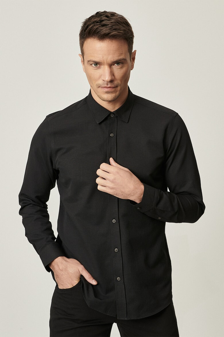 AC&Co Camasa slim fit din amestec de bumbac - Pled.ro