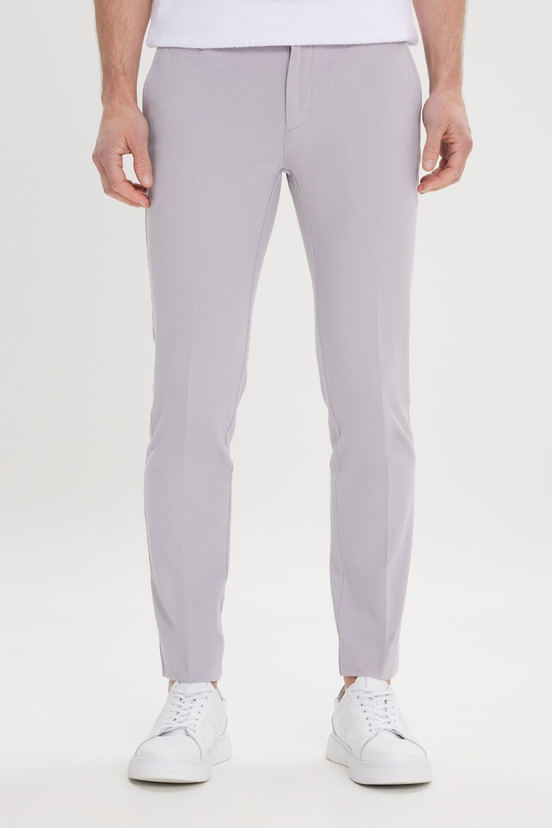 AC&Co Pantaloni chino din amestec de bumbac cu buzunare - Pled.ro