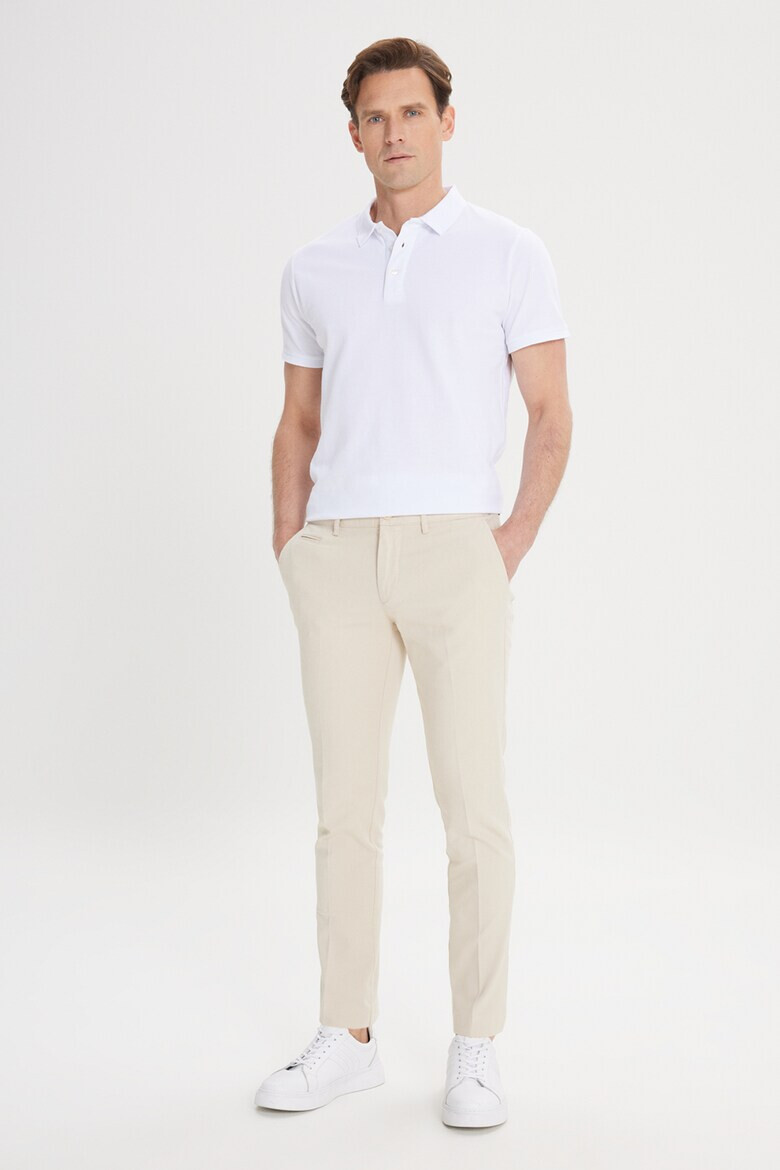 AC&Co Pantaloni chino din amestec de bumbac cu buzunare - Pled.ro