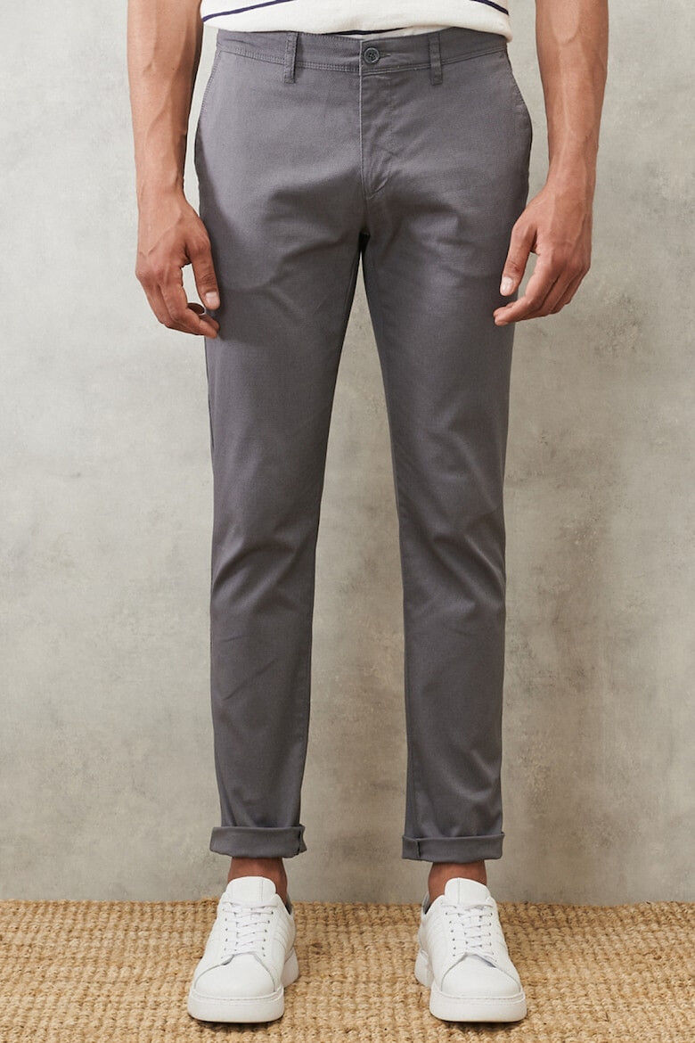 AC&Co Pantaloni chino slim fit cu talie medie - Pled.ro