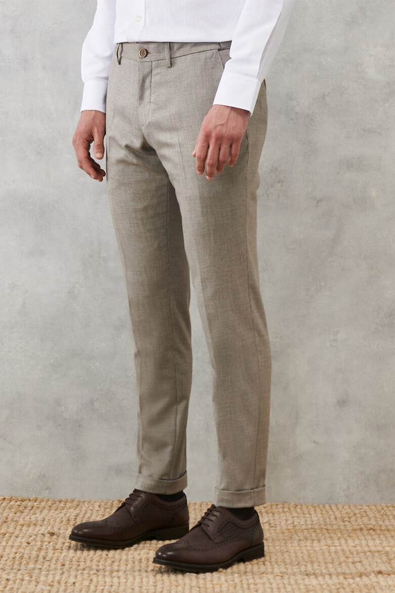 AC&Co Pantaloni chino slim fit cu talie elastica - Pled.ro