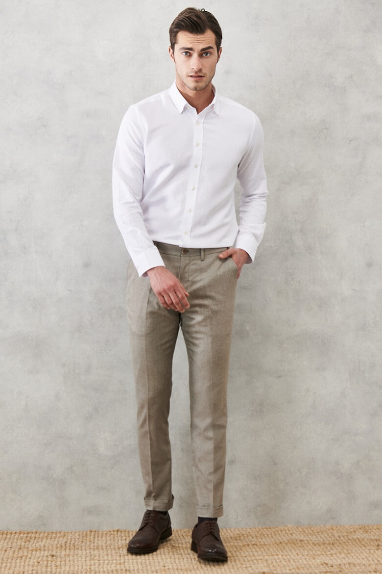 AC&Co Pantaloni chino slim fit cu talie elastica - Pled.ro