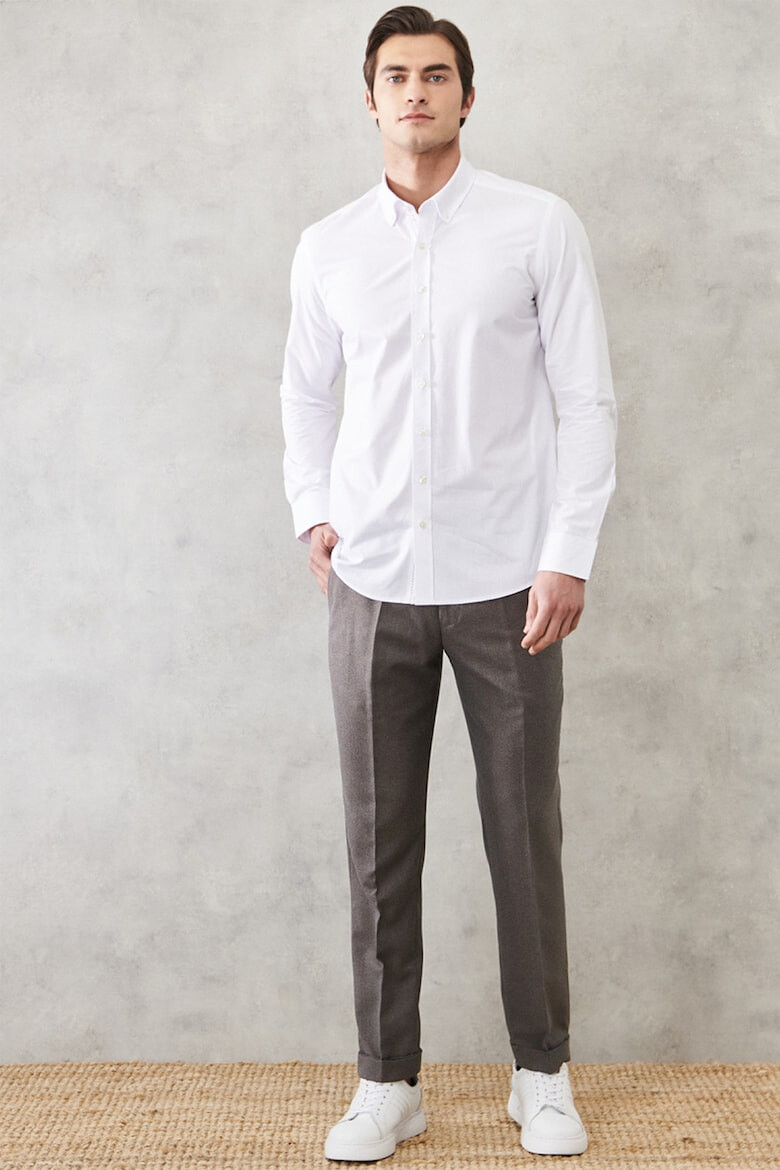 AC&Co Pantaloni chino slim fit cu talie elastica - Pled.ro