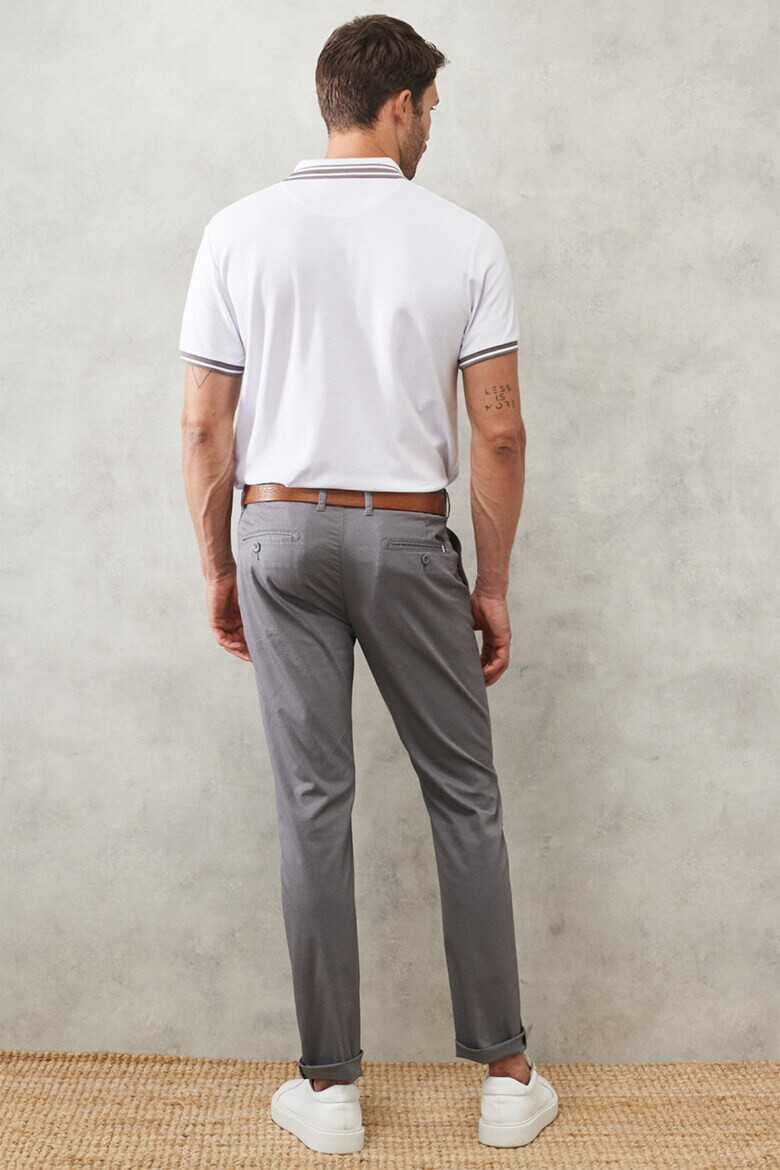 AC&Co Pantaloni chino slim fit cu talie medie - Pled.ro