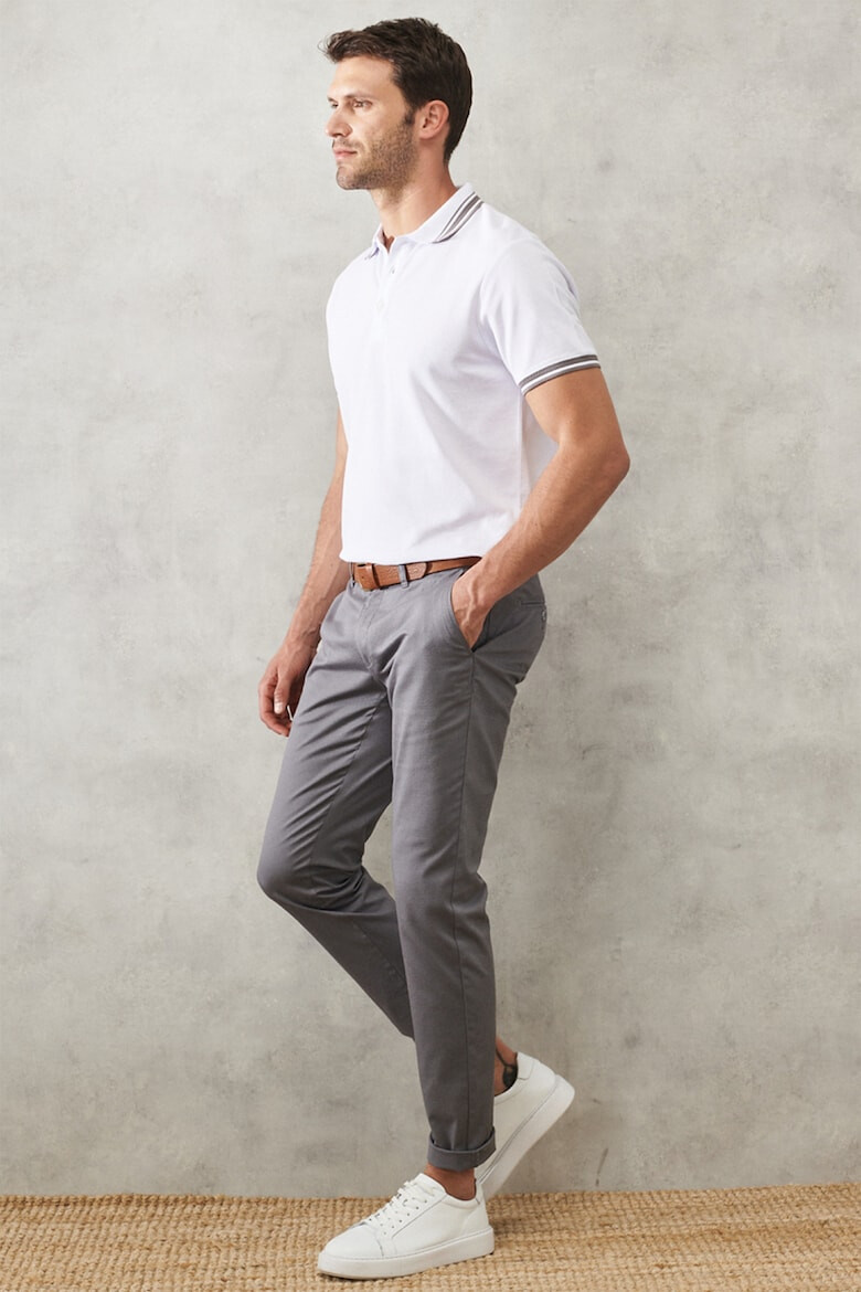 AC&Co Pantaloni chino slim fit cu talie medie - Pled.ro