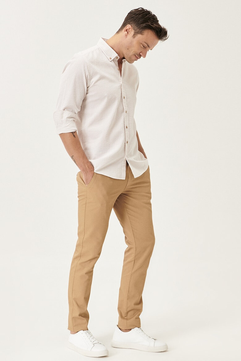 AC&Co Pantaloni chino slim fit de bumbac - Pled.ro