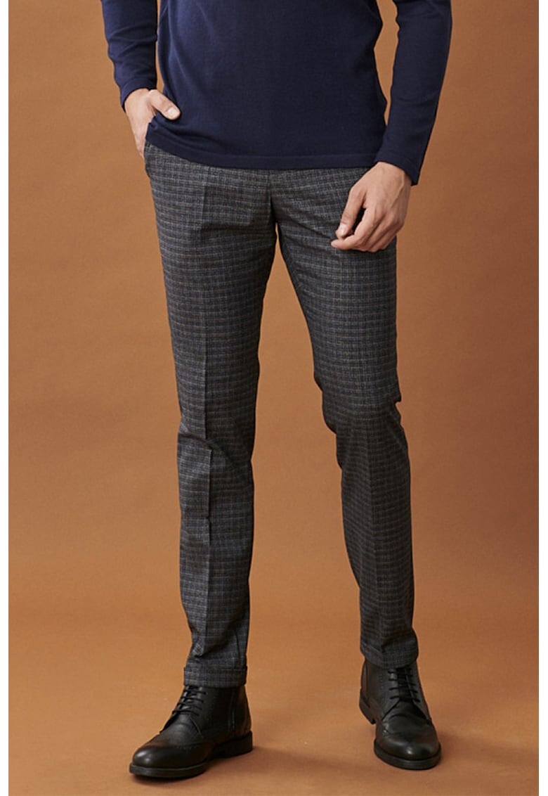 AC&Co Pantaloni eleganti slim fit in carouri - Pled.ro