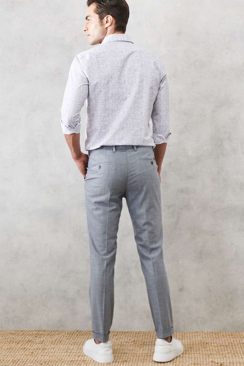 AC&Co Pantaloni slim fit cu pensa - Pled.ro