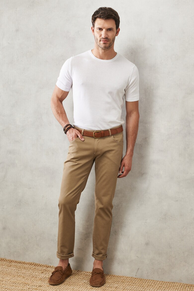 AC&Co Pantaloni slim fit cu talie medie - Pled.ro