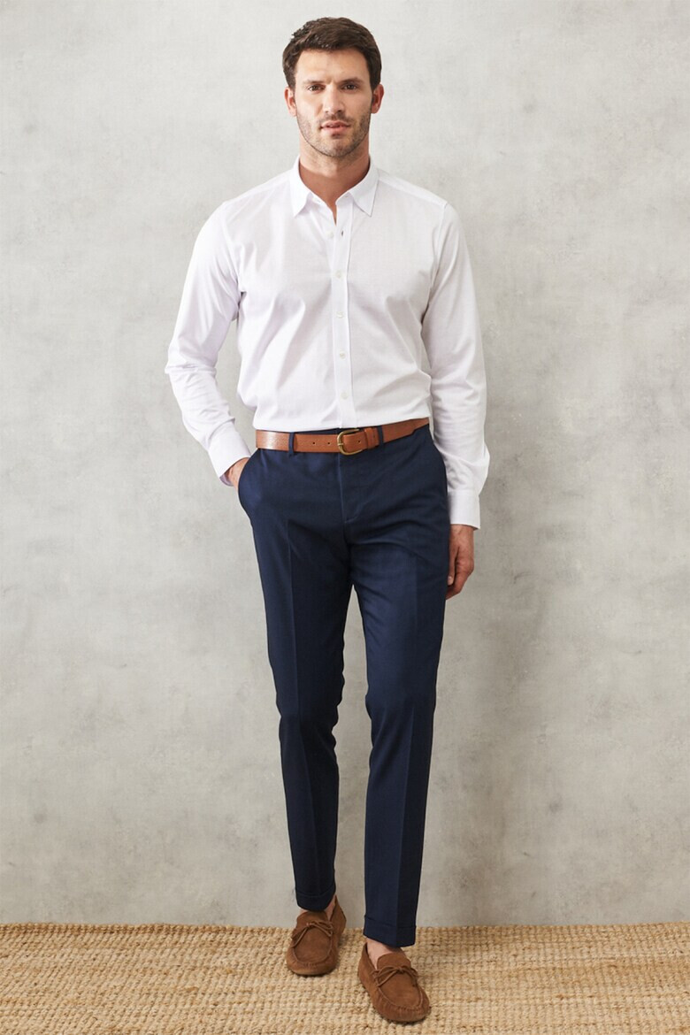 AC&Co Pantaloni slim fit eleganti uni - Pled.ro