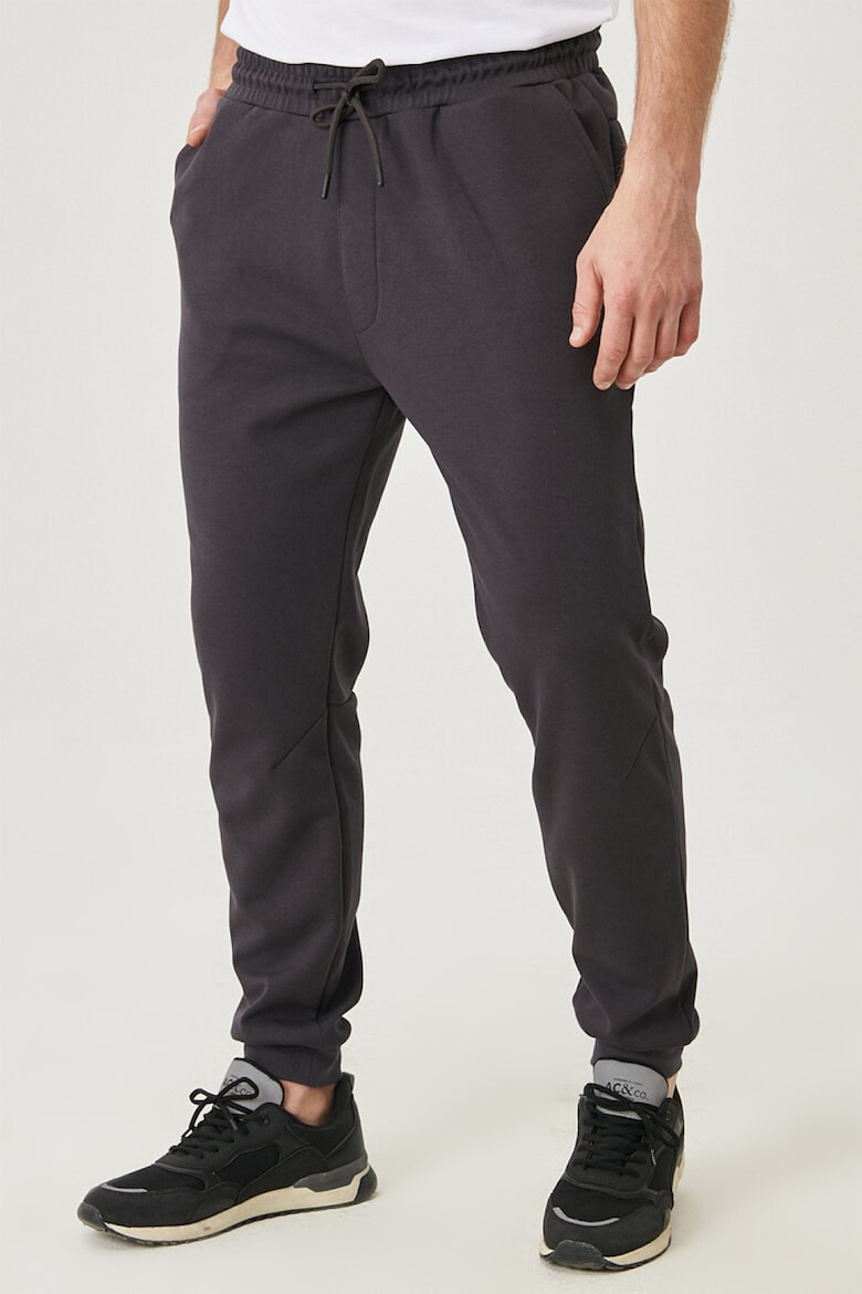 AC&Co Pantaloni sport conici cu snur in talie - Pled.ro