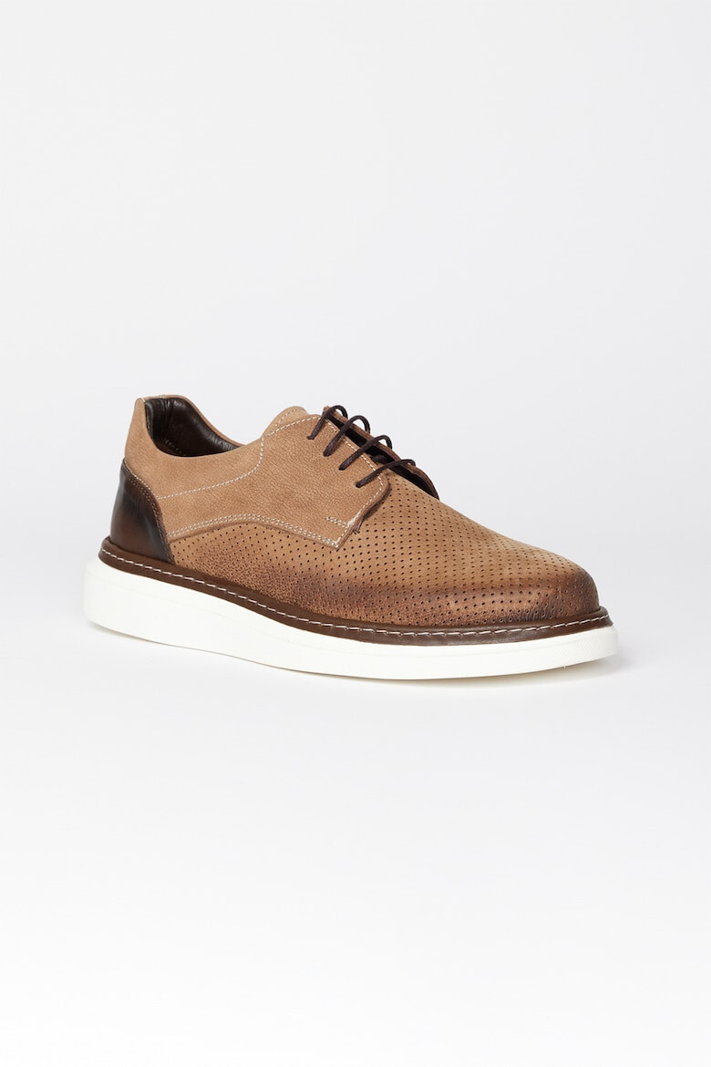 AC&Co Pantofi derby din piele - Pled.ro