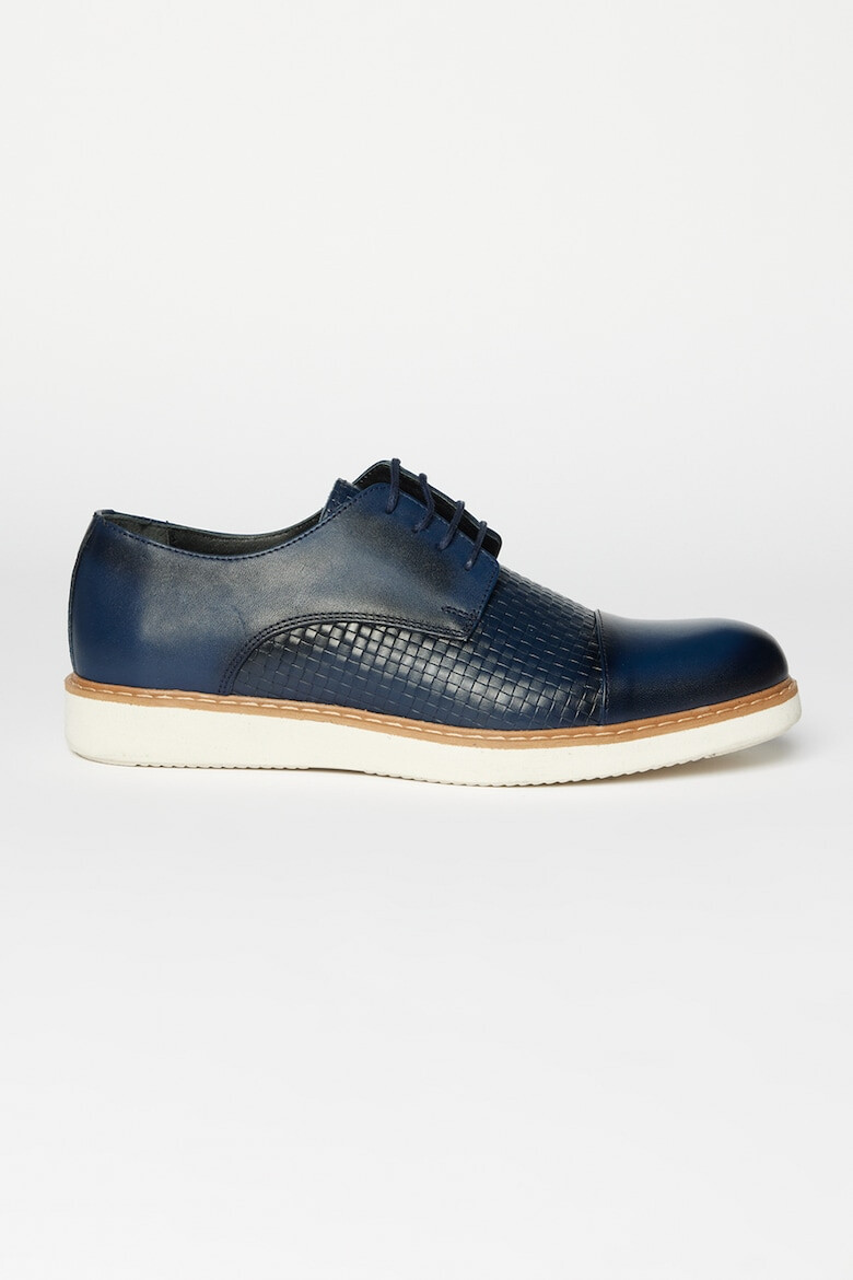 AC&Co Pantofi derby din piele cu aspect texturat - Pled.ro