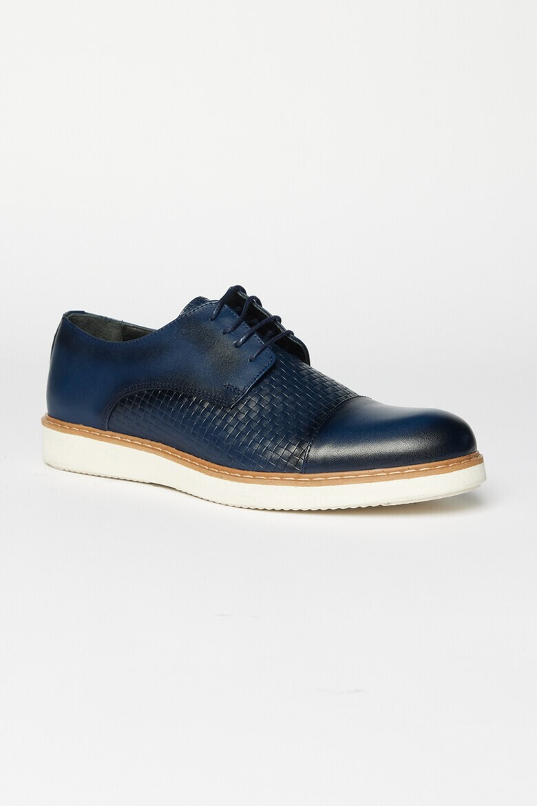 AC&Co Pantofi derby din piele cu aspect texturat - Pled.ro